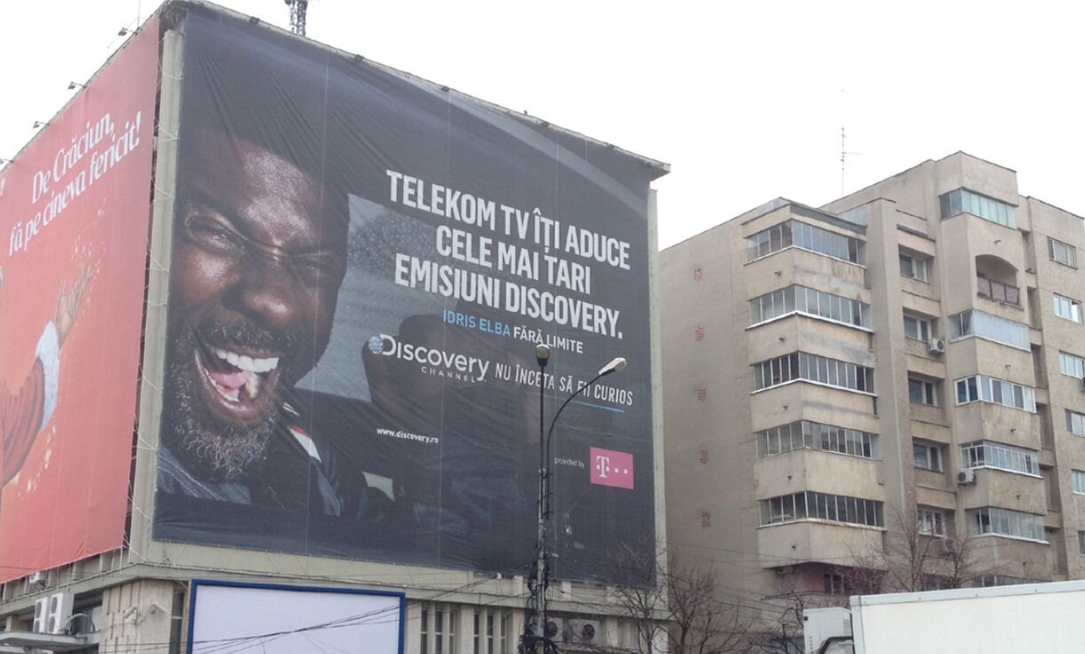 Telekom — Campanie outdoor fațadă